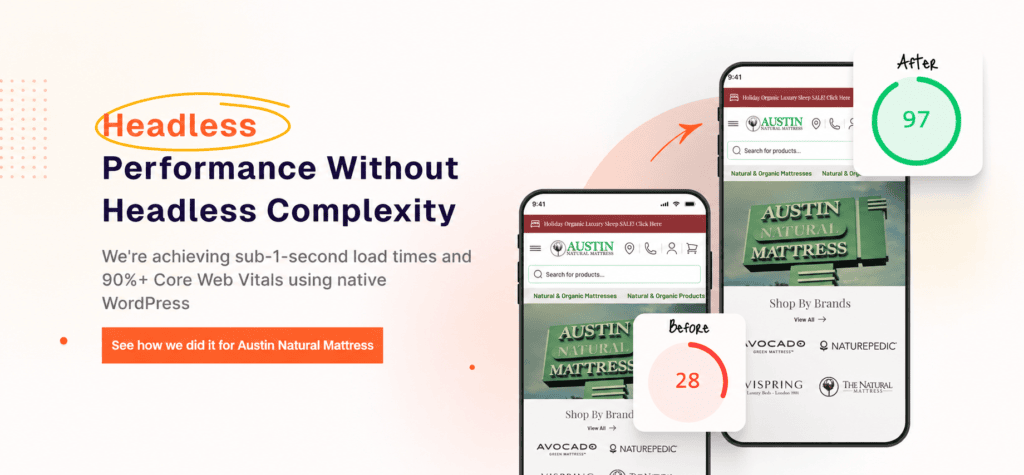 headless performance without complexity