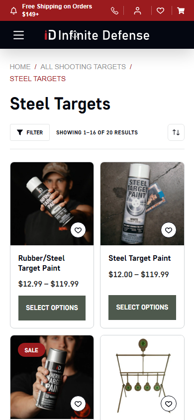infinity-targets-mobile-category-page